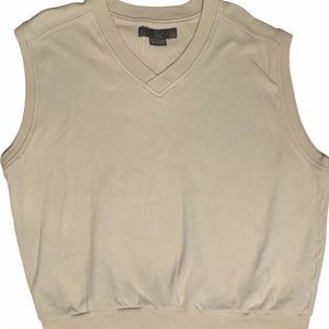 Nike Golf Beige VNeck Vest Mens size XL